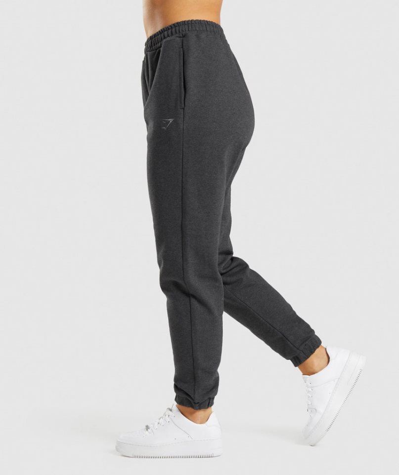 Women's Gymshark Rest Day Sweats Jogger Black | CA 76381A